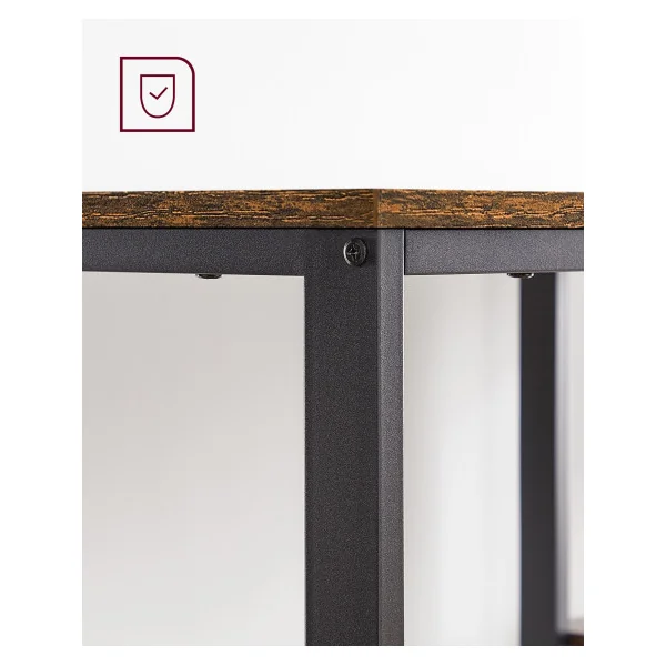 Bureau 120 cm Industriel Bureau Informatique Industriel Table d'ordinateur Structure Acier
