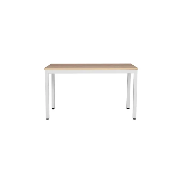 Bureau Blanc de 120x60x76 cm en Bois Table d'étude Bureau Informatique