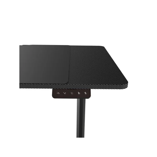Bureau Electrique Assis Debout Réglable en Hauteur 110 x 60 cm Noir