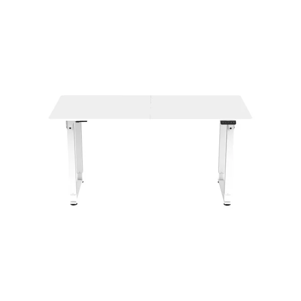Bureau Electrique Assit Debout Réglable en Hauteur 160 x 75 cm Blanc