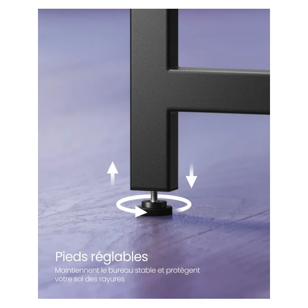 Bureau en Forme de L Industriel 149 x 149 x 76 cm Bureau Angle Noir Boisé