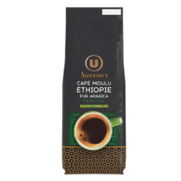Café moulu Ethiopie, U Saveurs (250 g)
