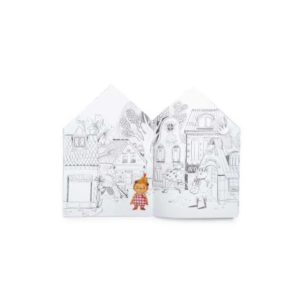 Cahier de coloriage et stickers Les Minouchkas - Moulin Roty