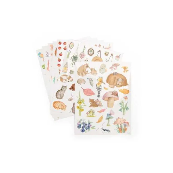 Cahier de coloriage et stickers Les Rosalies - Moulin Roty