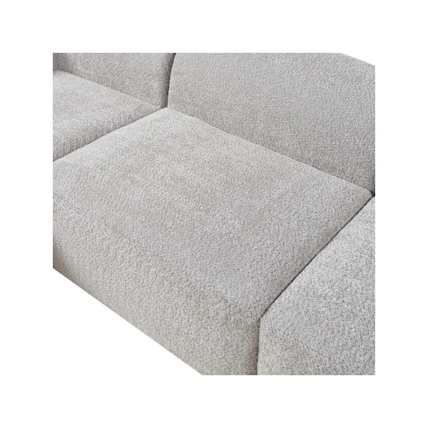 Canapé Confortable Modulable 3 Places Gris