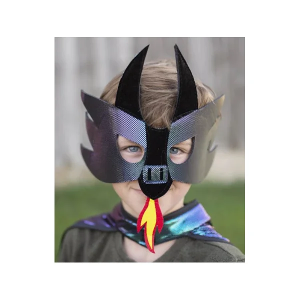 Cape et masque réversibles chevalier dragon 4-6 ans - Great Pretenders
