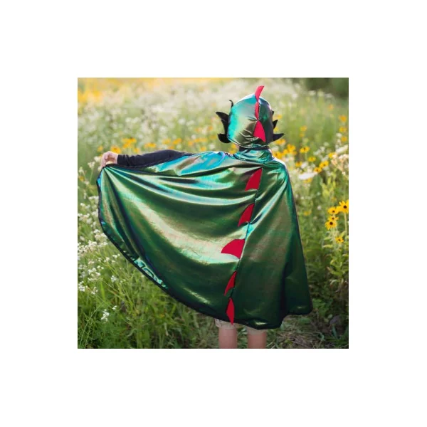Cape et masque réversibles chevalier dragon 4-6 ans - Great Pretenders
