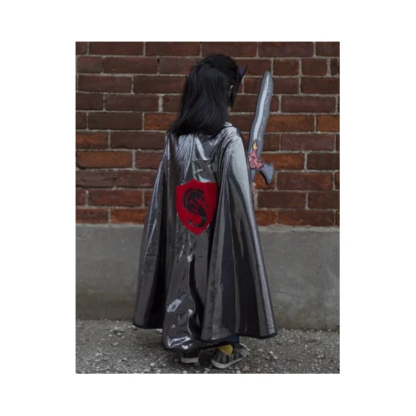 Cape et masque réversibles chevalier dragon 4-6 ans - Great Pretenders