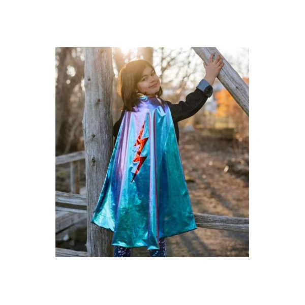 Cape réversible holographique 4-6 ans - Great Pretenders