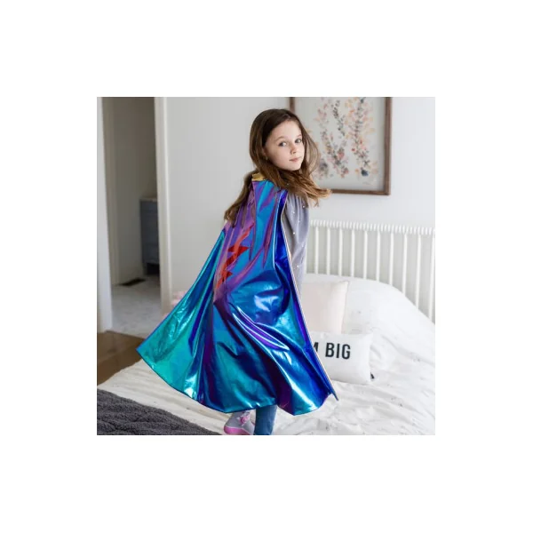 Cape réversible holographique 4-6 ans - Great Pretenders