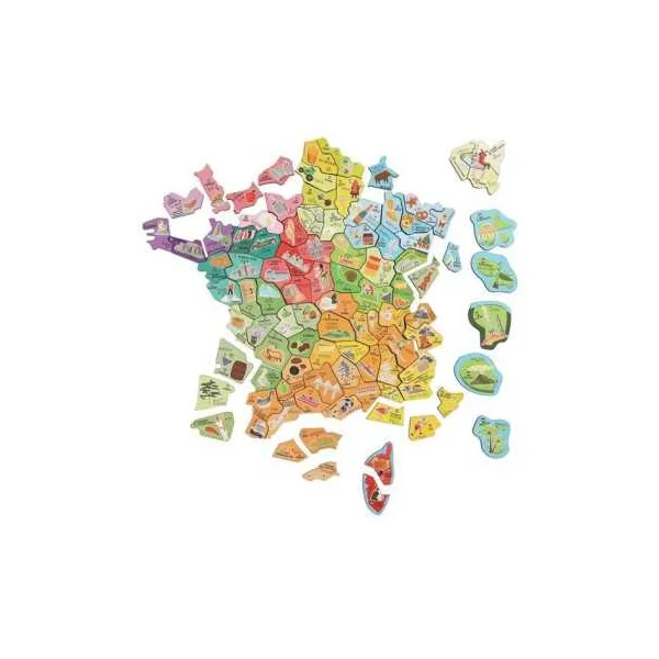 Carte de France magnétique - Jeujura