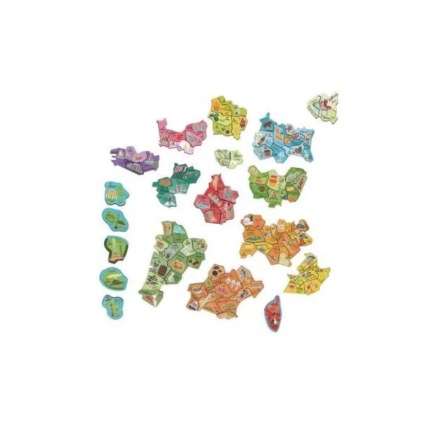 Carte de France magnétique - Jeujura