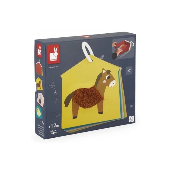Cartes tactiles Ferme - Janod