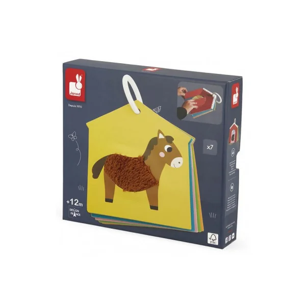 Cartes tactiles Ferme - Janod