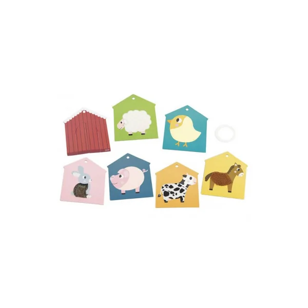 Cartes tactiles Ferme - Janod