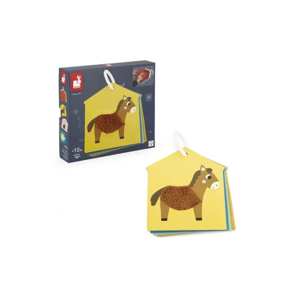 Cartes tactiles Ferme - Janod