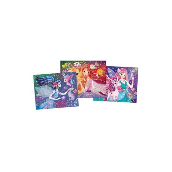 Cartes à créer Fantasy de diamants - CréaLign'