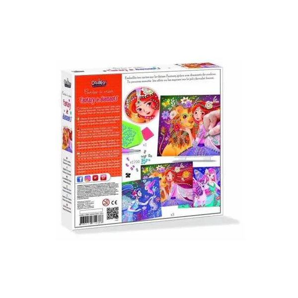 Cartes à créer Fantasy de diamants - CréaLign'