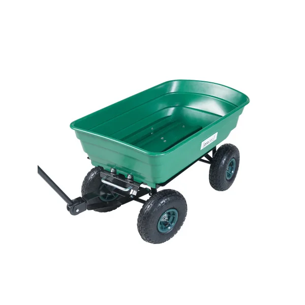 Chariot de Jardin Benne Basculante 250 kg Vert