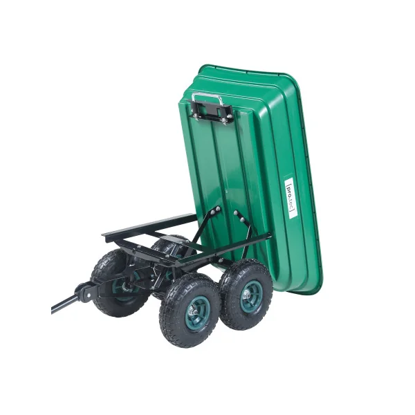 Chariot de Jardin Benne Basculante 250 kg Vert