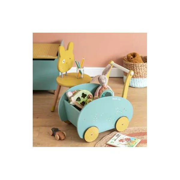 Chariot de marche Trois petits lapins - Moulin Roty
