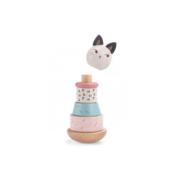 Chat empilable culbuto Après la pluie - Moulin Roty