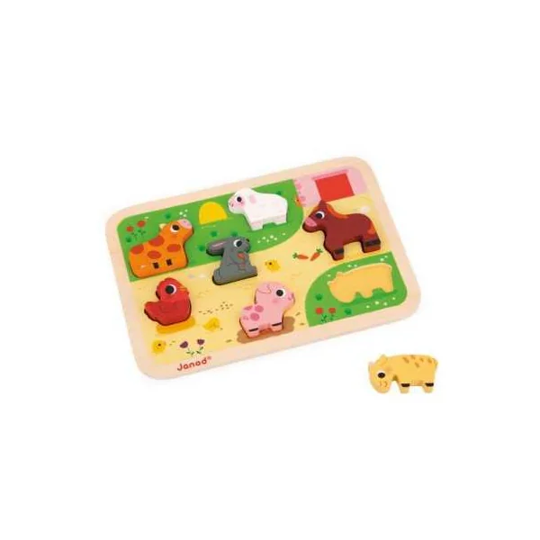 Chunky puzzle La ferme - Janod