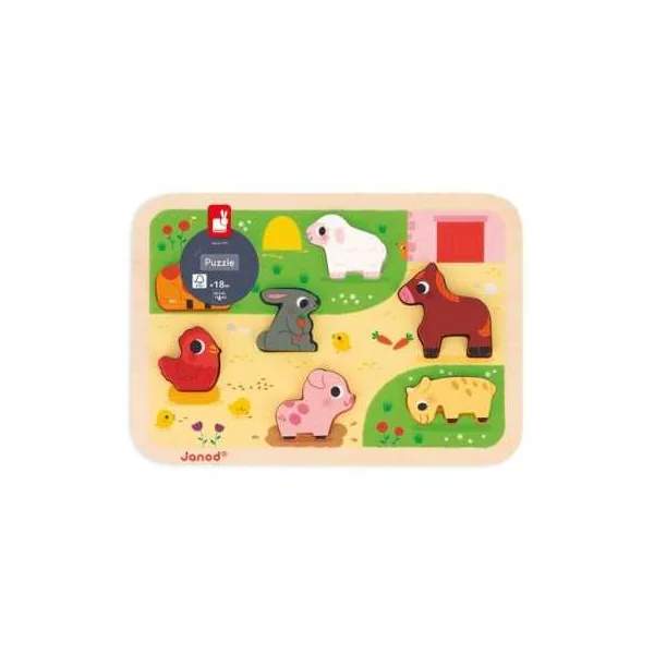 Chunky puzzle La ferme - Janod
