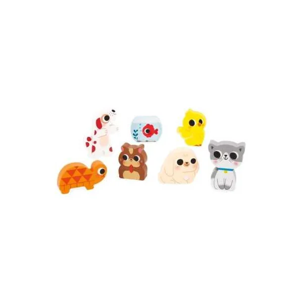 Chunky puzzle Les animaux familiers - Janod