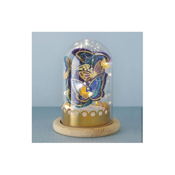 Cloche lumineuse Papillons à créer - Les ateliers déco - Janod