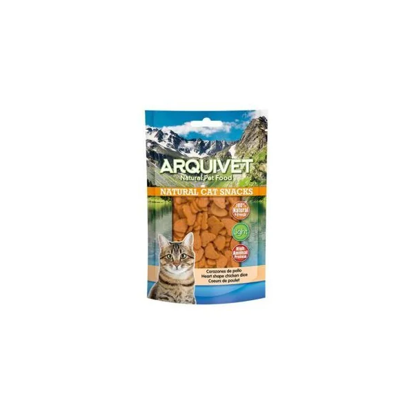 COEUR DE POULET POUR CHAT 50 GR