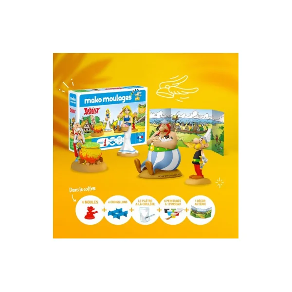 Coffret 4 moules Astérix et Obélix - Mako Moulages