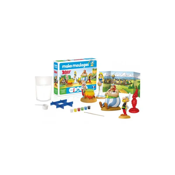 Coffret 4 moules Astérix et Obélix - Mako Moulages