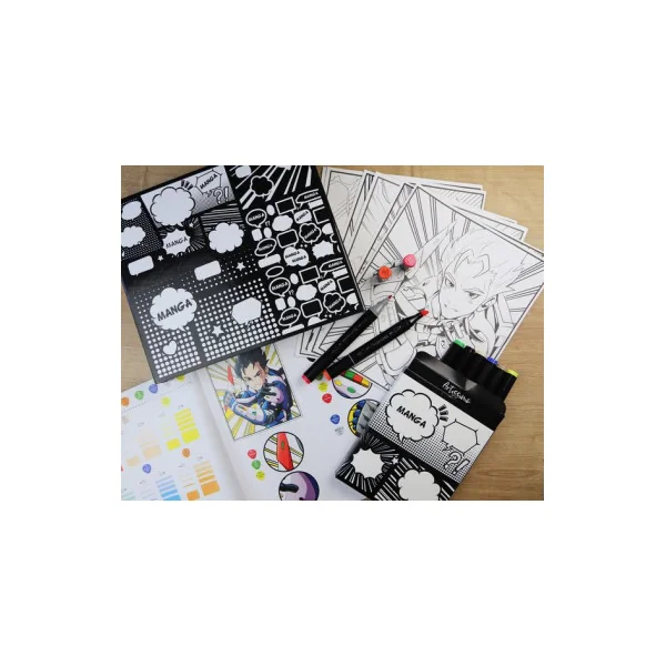 Coffret créatif manga garçon - Sycomore