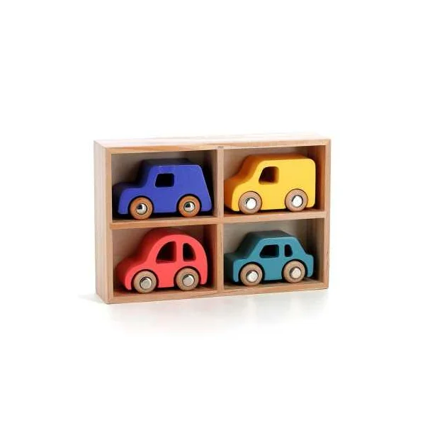 Coffret de 4 voitures City - Vilac