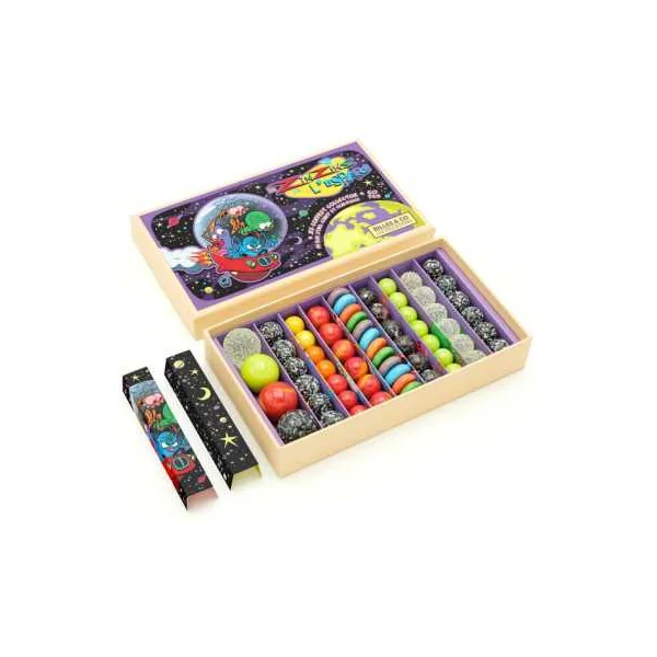 Coffret de 60 billes Les Zinzins de l'Espace - Billes & Co