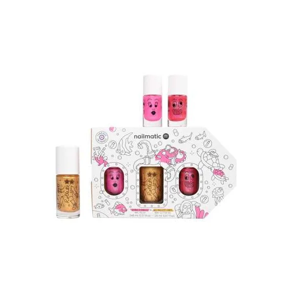 Coffret Exploration sous marine rose - Nailmatic