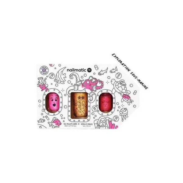 Coffret Exploration sous marine rose - Nailmatic