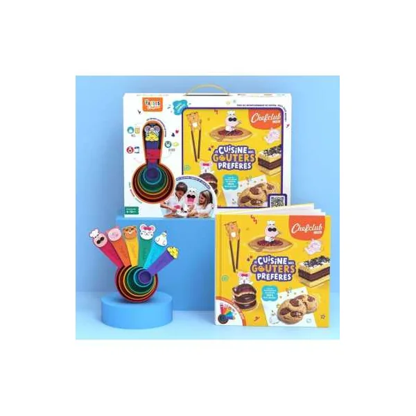 Coffret Je cuisine mes goûters préférés - Chefclub Kids