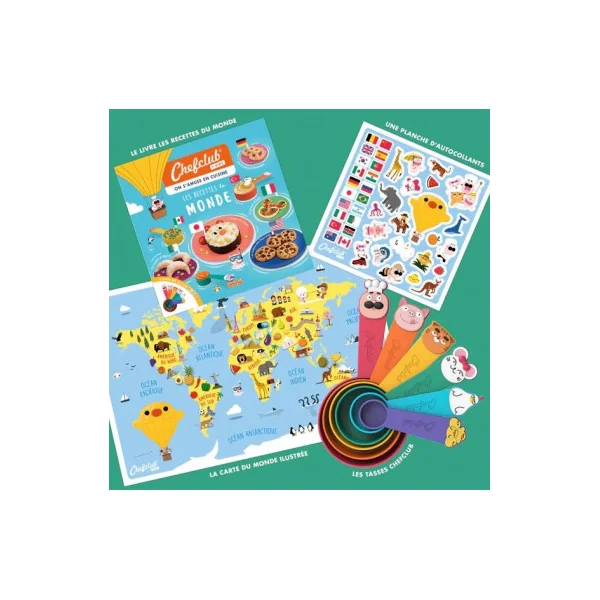 Coffret Les recettes du Monde - Chefclub Kids