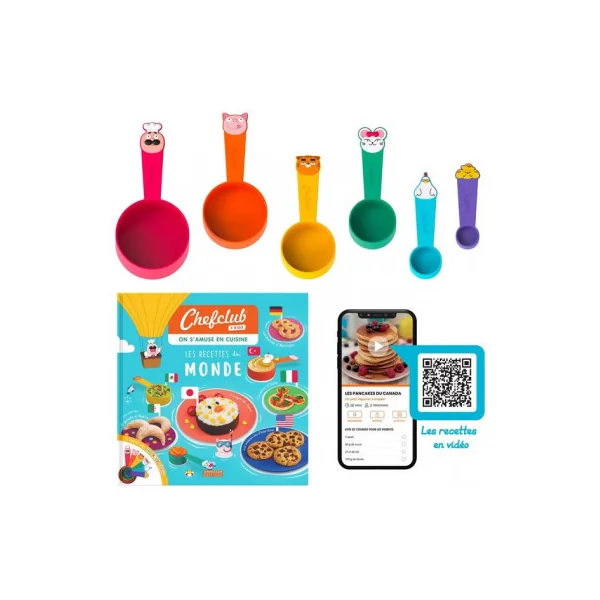 Coffret Les recettes du Monde - Chefclub Kids
