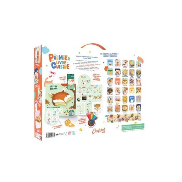 Coffret Mon premier livre de cuisine - Chefclub Kids