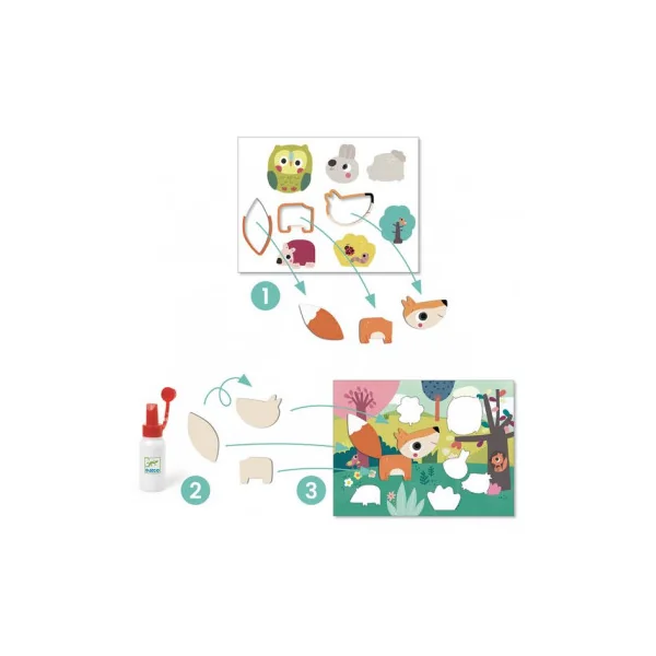Collage pour les tout-petits - Djeco