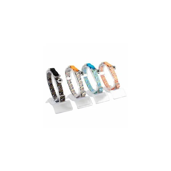 COLLIER CHAT SPHERES COLOREES