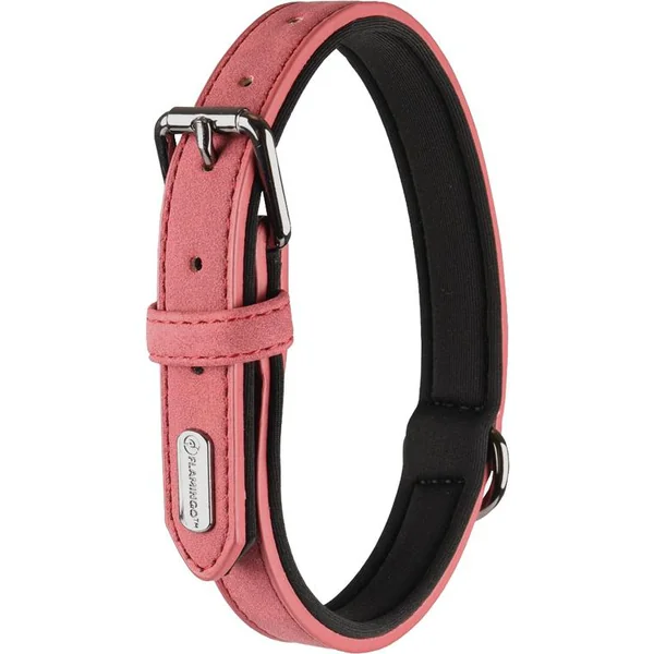 Collier Chien - Flamingo Collier Delu Rouge - 20/25 x 1 x 0,5 cm