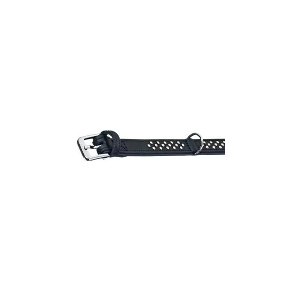 Collier Chien - Flamingo Collier Rondo clouté Noir - 47 x 3 x 0,5 cm