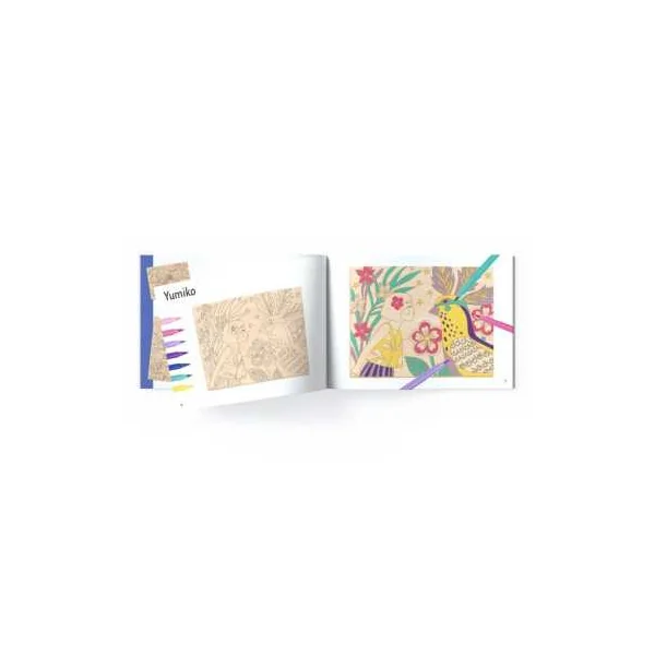 Coloriage sur bois Sweet girls - Djeco