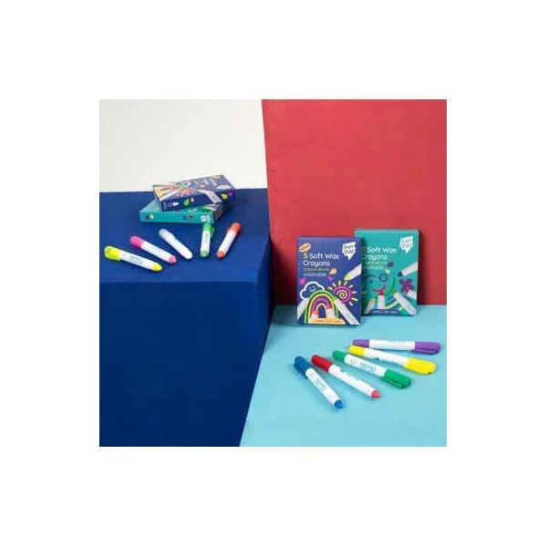 Crayons de cire lavables Néon - Super Petit
