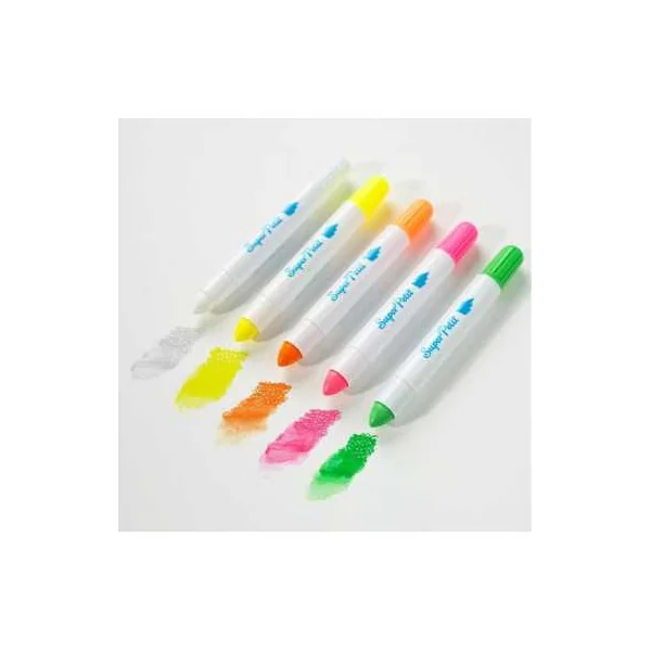 Crayons de cire lavables Néon - Super Petit