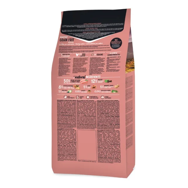 Croquettes Chien - Ownat Grain Free Prime Adulte Mini sans céréales Dinde & Poulet 1kg